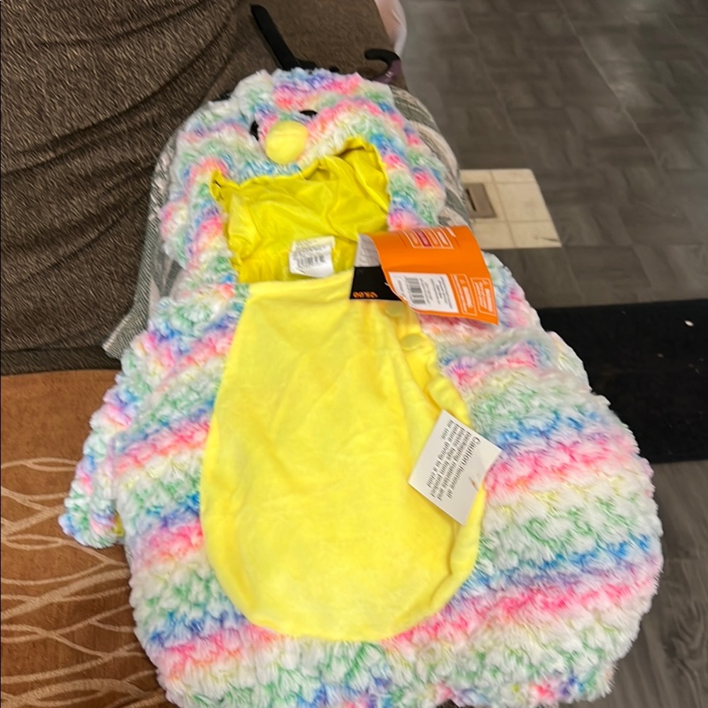 Colorful Furry Pet Costume